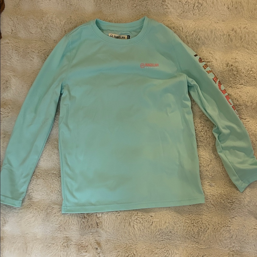 Magellan Outdoors Kids Aqua Long Sleeve Tee